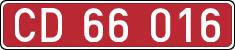 License plates of Spain, Diplomatic