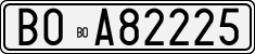 License plate of Italy, Cars (1927 year series)