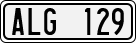 License plate of Sweden, Regular plates