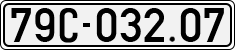 License plate of Vietnam, Cars