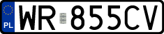 License plates of Poland, Regular car plates