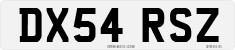 License plate of the United Kingdom, 2001 year system