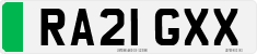 License plate of the United Kingdom, 2001 year system