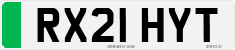 License plate of the United Kingdom, 2001 year system