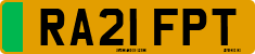 License plate of the United Kingdom, 2001 year system