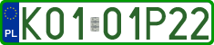 License plates of Poland, Professional plates