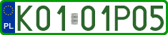 License plates of Poland, Professional plates
