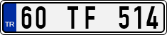 License plate of Turkey, Regular plates