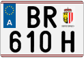 License plate of Austria, Regular plates