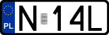 License plates of Poland, Regular car plates