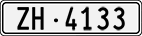 License plate of Switzerland, Cars