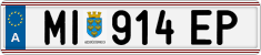 License plate of Austria, Regular plates