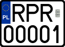 License plates of Poland, Regular car plates