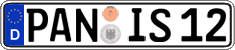 German license plate, Regular plates