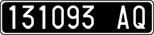 License plate of Italy, Cars (1927 year series)