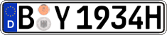 German license plate, Plates for oldtimers (type 