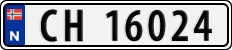 License plate of Norway, Cars