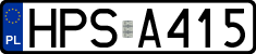 License plates of Poland, Authorities