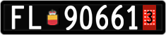 License plate of Liechtenstein, Provisional