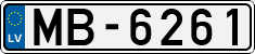 License plate of Latvia, Regular car plates
