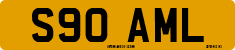 License plate of the United Kingdom, 1983 year system