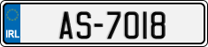 License plate of Ireland, Trailers