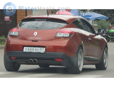 х666вн67, Renault Mégane
