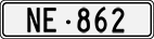 License plate of Switzerland, Cars