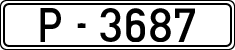License plates of Spain, 1900 year series