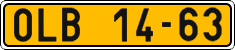 License plate of the Czech Republic, Commercial vehicles (1960)