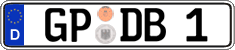 German license plate, Regular plates