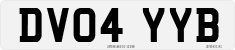 License plate of the United Kingdom, 2001 year system