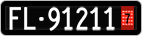 License plate of Liechtenstein, Provisional