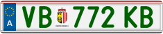 License plate of Austria, Regular plates