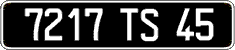 French license plate, FNI