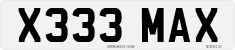License plate of the United Kingdom, 1983 year system
