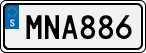 License plate of Sweden, Regular plates