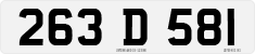 License plate of the United Kingdom, Diplomatic