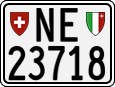 License plate of Switzerland, Motorcycles