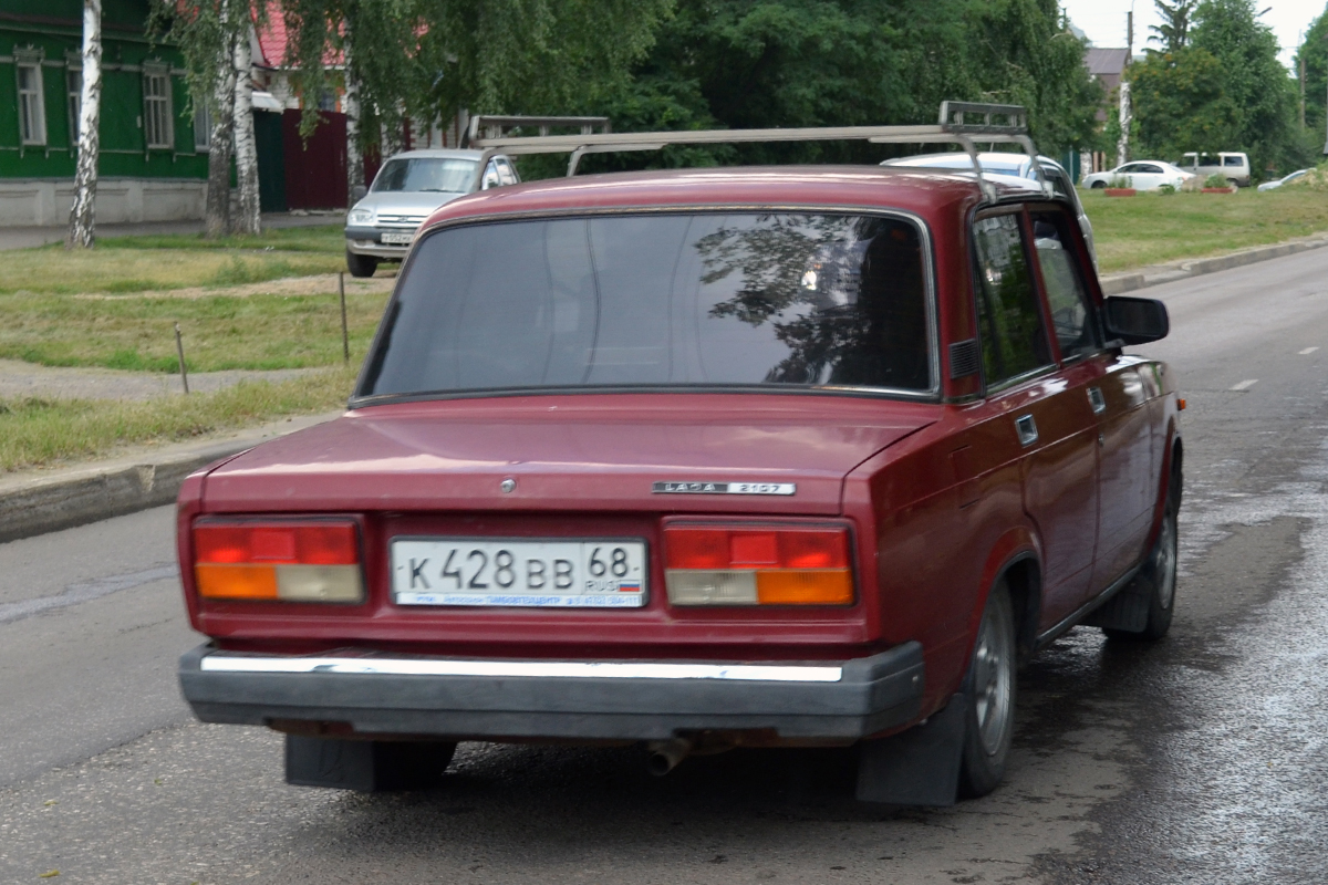 к 428 вв 68, Lada (VAZ) 2107 Жигули (Nova / Riva / Signet / 1500), 1982–2014