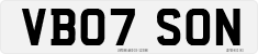 License plate of the United Kingdom, 2001 year system