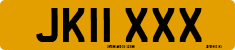 License plate of the United Kingdom, 2001 year system