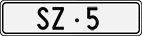 License plate of Switzerland, Cars