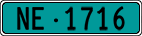 License plate of Switzerland, Agricultural vehicles (green)