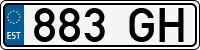 License plate of Estonia, Trailers