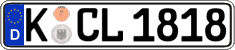 German license plate, Regular plates