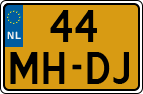 License plate of the Netherlands, Motorcycles