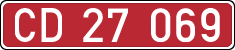 License plates of Spain, Diplomatic