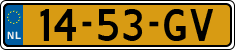 License plate of the Netherlands, Border Traffic (1953-2021 system)