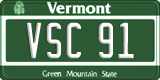 Vermont, Vanity Plates
